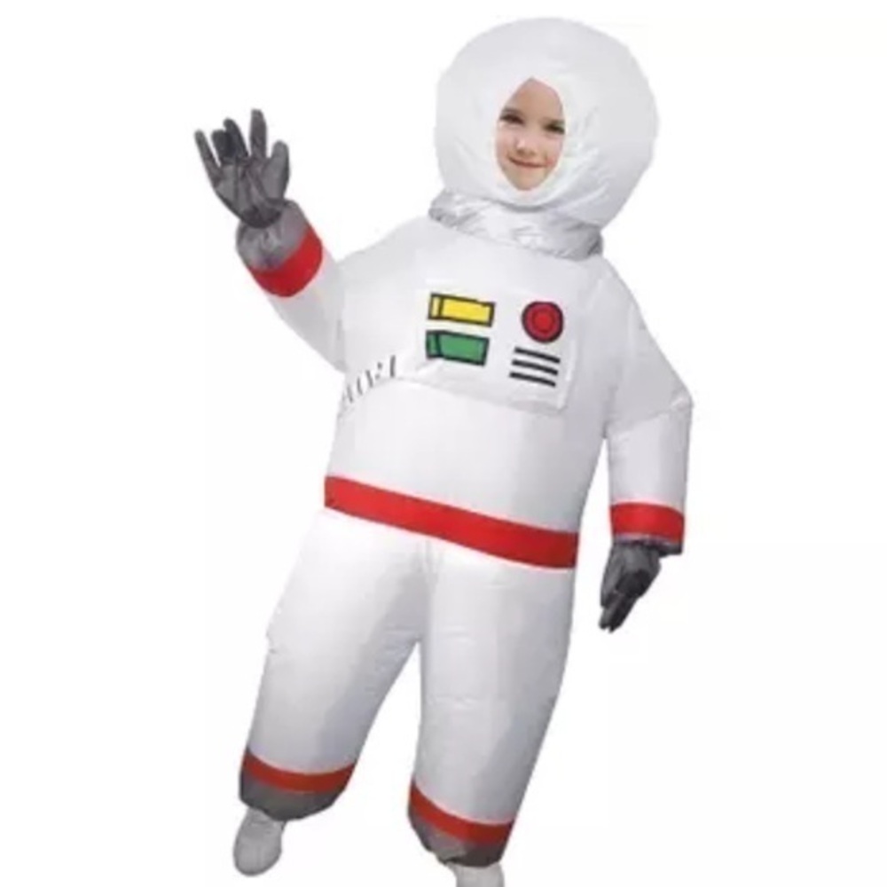 NWT kids inflatable spaceman costume Halloween costume unisex astronaut